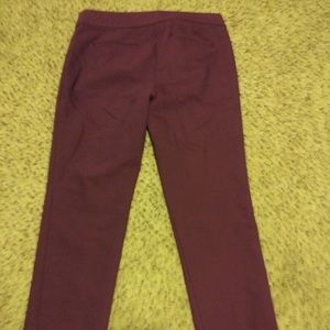 LOFT size 6  Riviera Pants in Burgundy